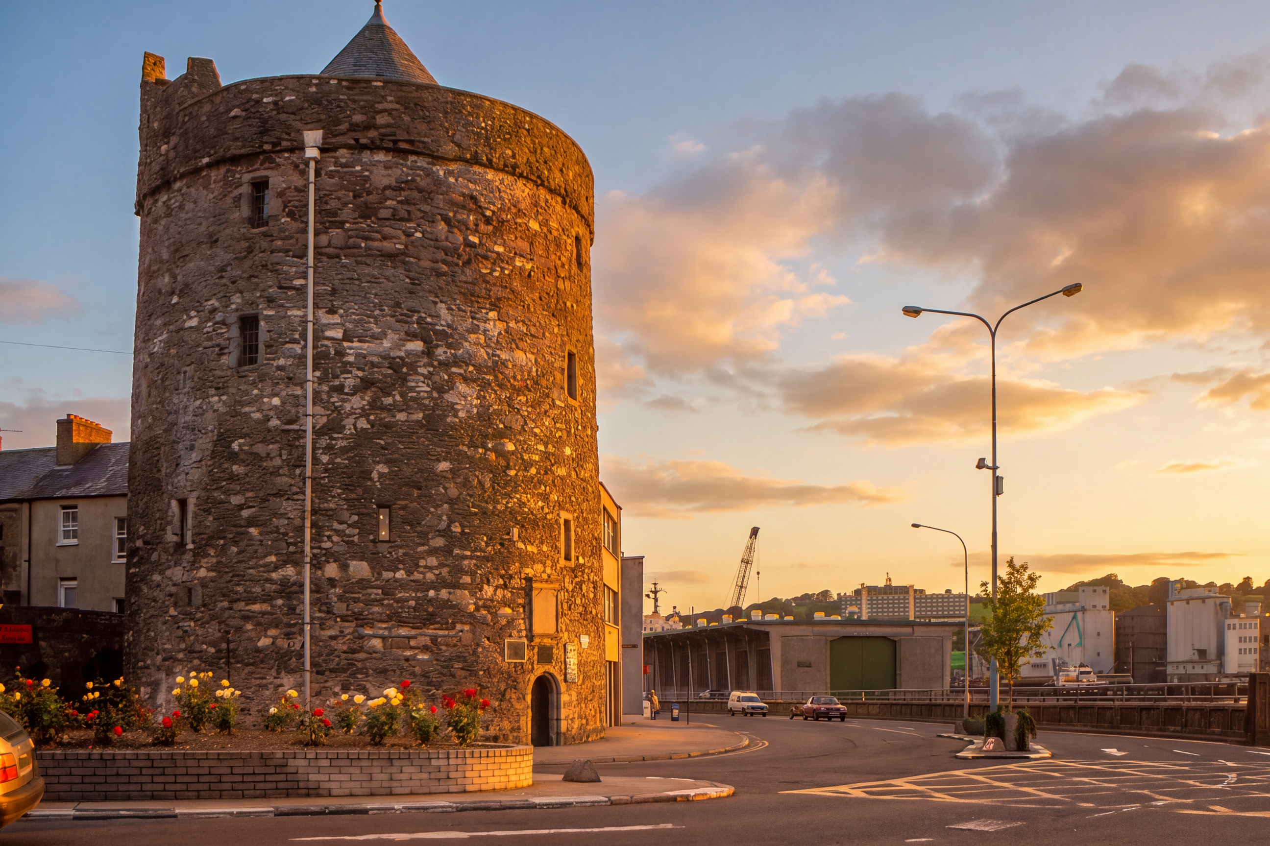 View of Reginald's Tower In Waterford City, Ireland 