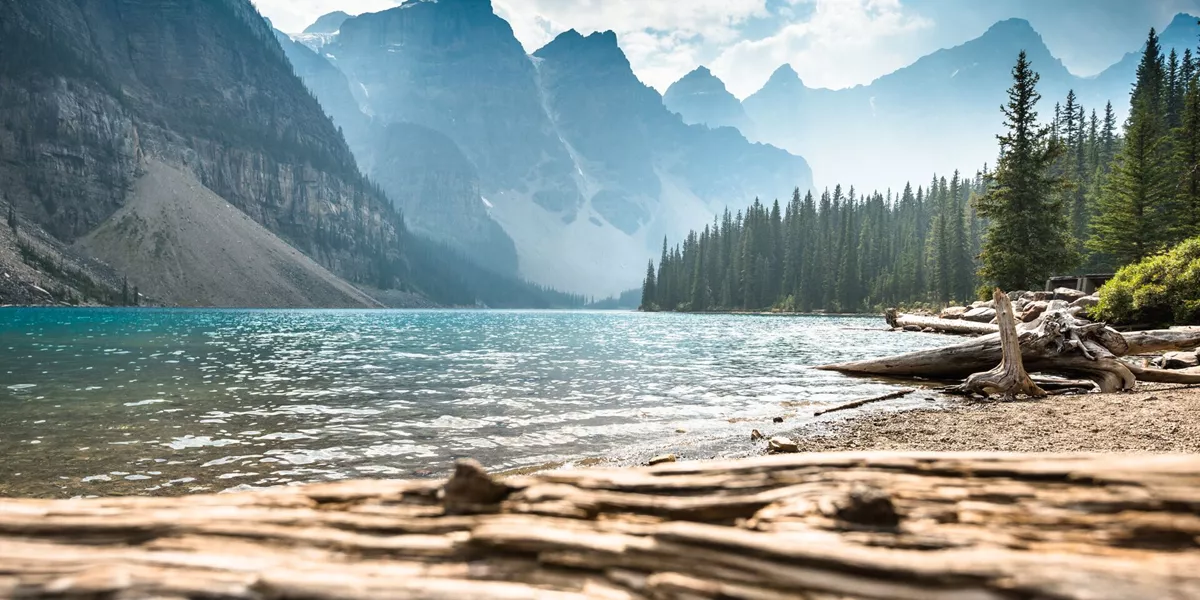 Moraine Lake in Banff National Park, Canada