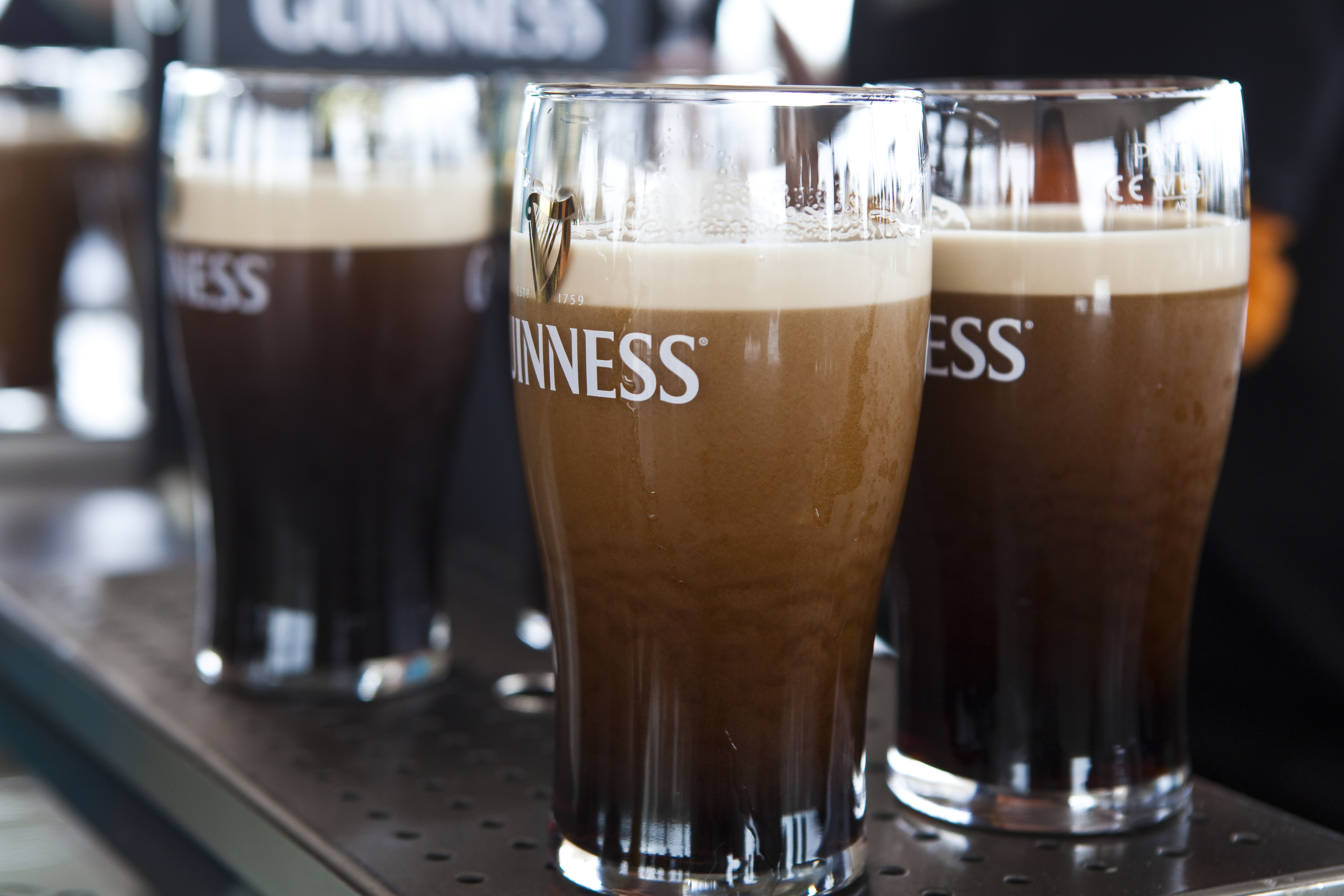 Pints Of Guinness At Gravity Bar At Guinness Storehouse 148870630