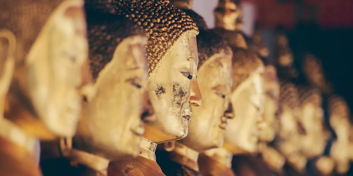 Buddha statues in Thailand