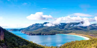 View, Wineglass Bay, Freycinet, Australia