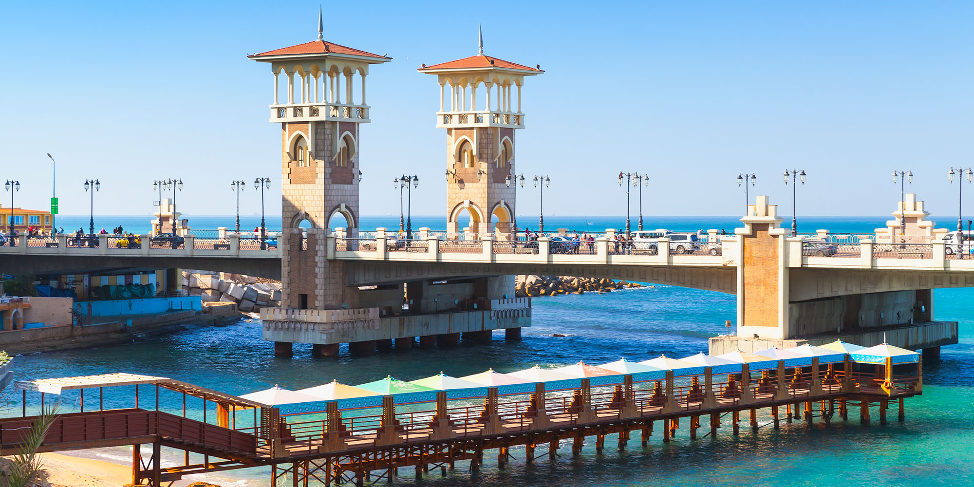 Stanley Bridge in Alexandria, Egypt