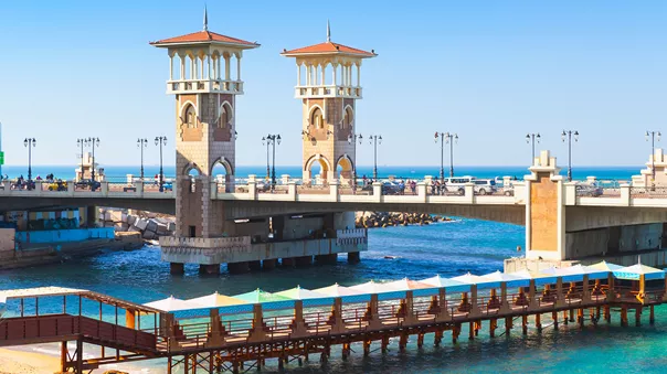 Stanley Bridge in Alexandria, Egypt