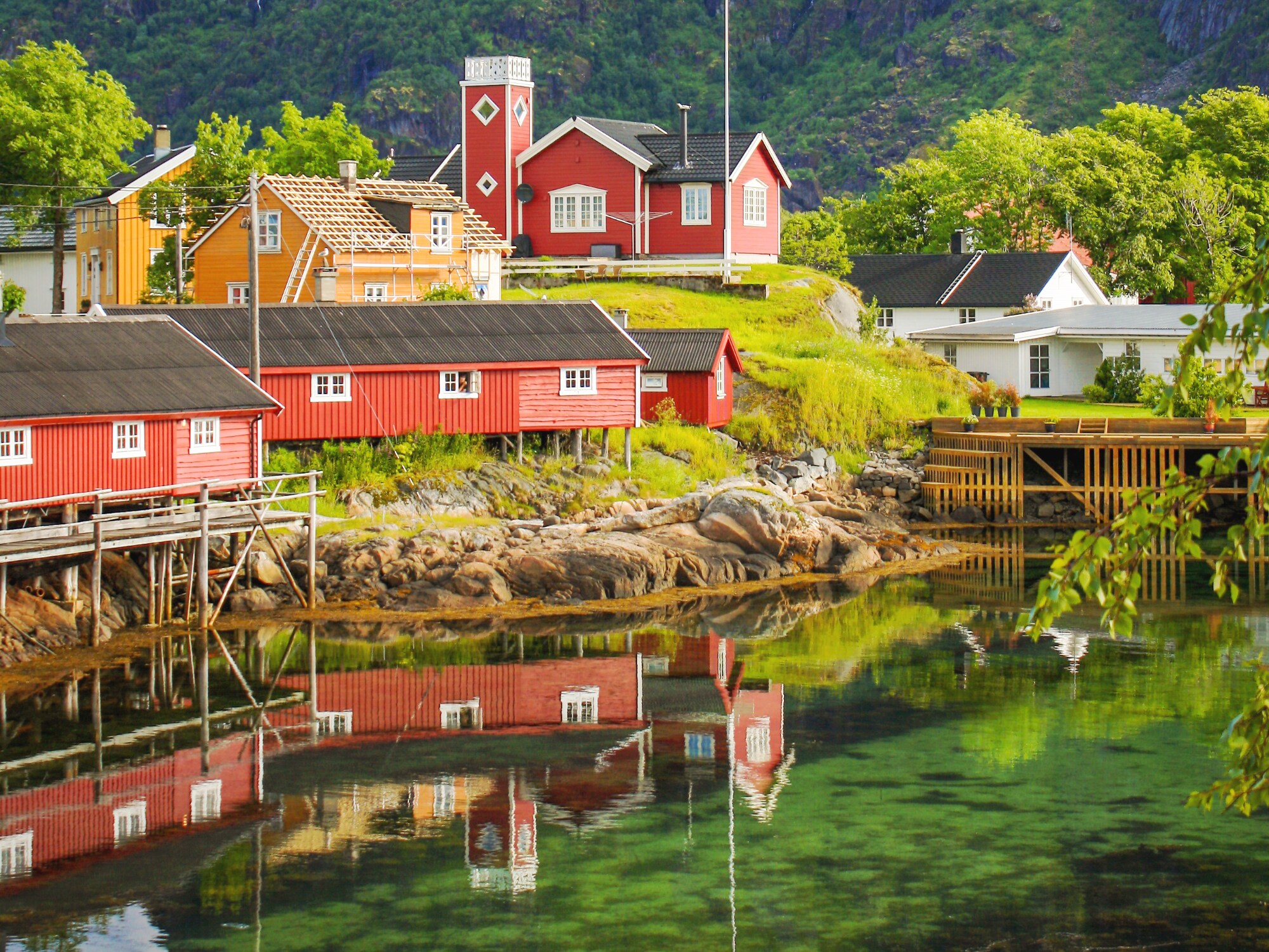 Houses in Lofoten, Norway