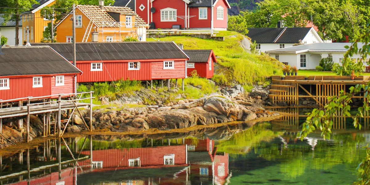 Houses in Lofoten, Norway