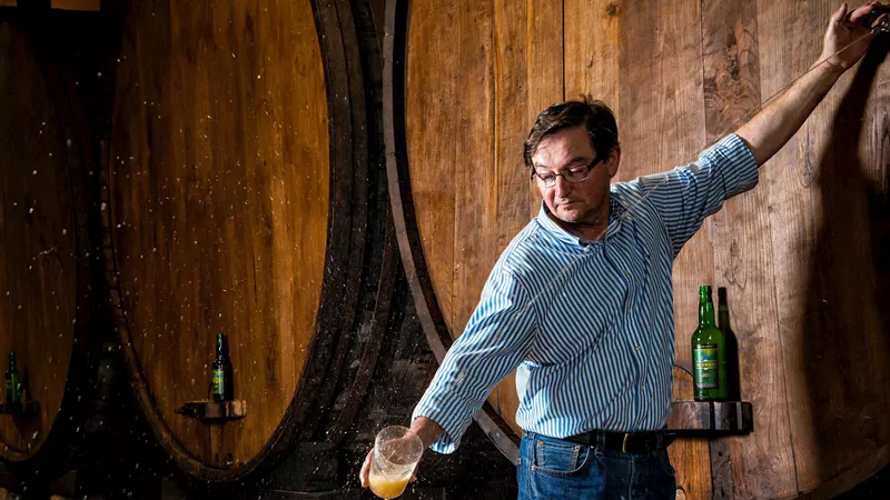 Cider tasting at Castanon Family cider mill, Llagar in Castañón