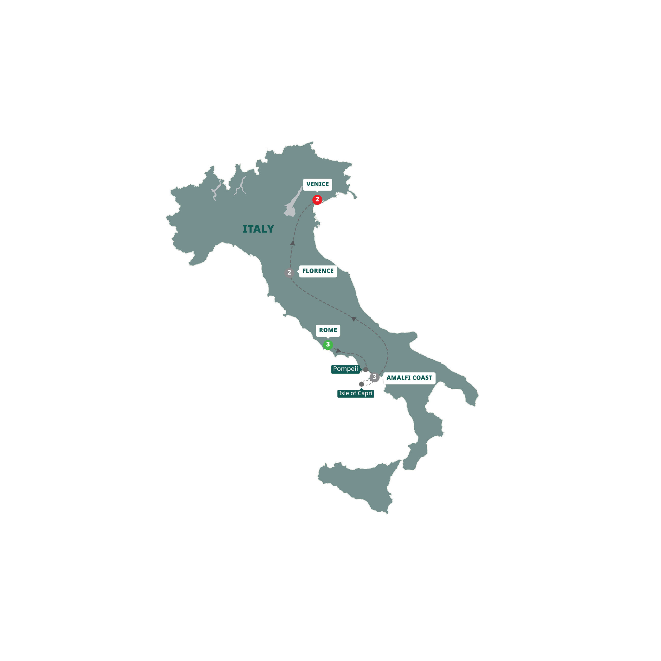 Italian Concerto Guided Tour Map 2025