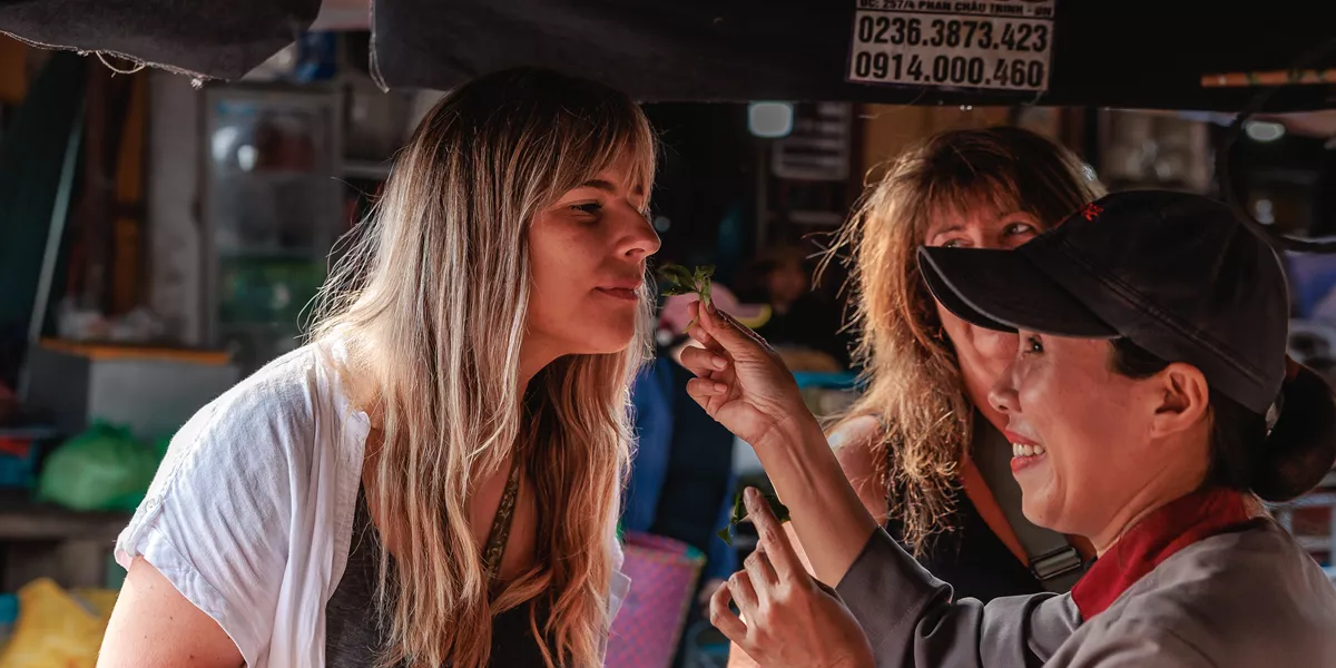 Finding Ingredients At The Market Hoi An