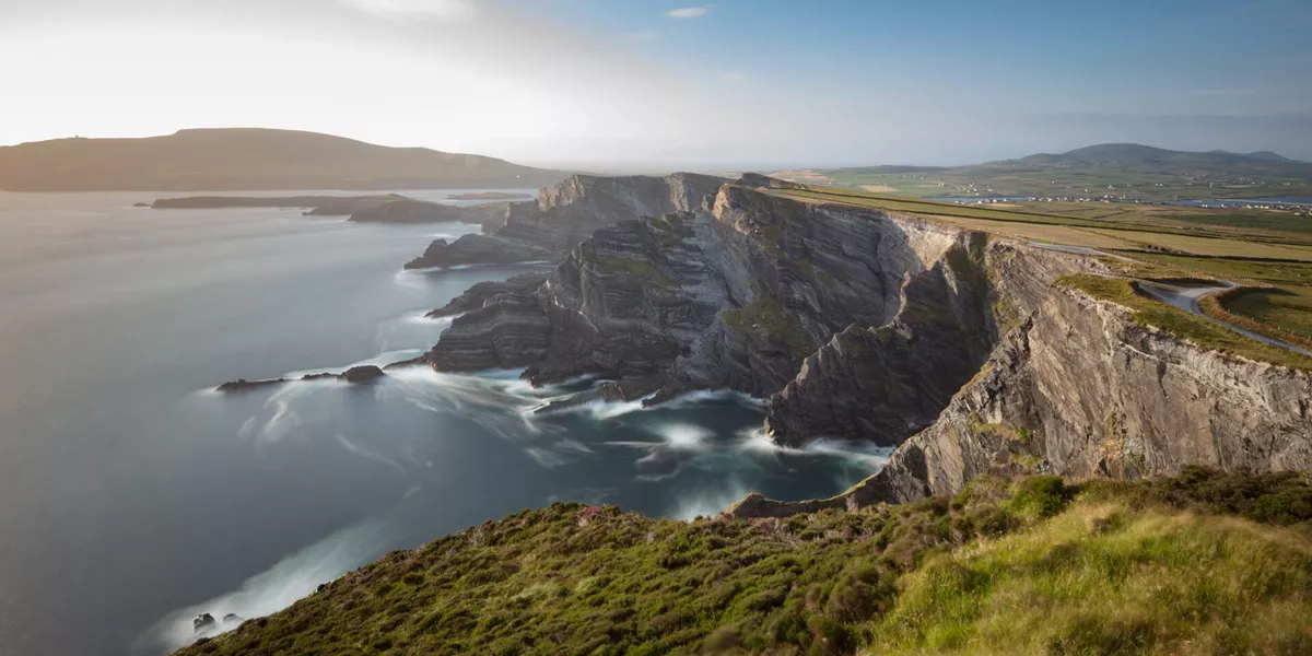 The Famous Kerry Cliffs Near Portmagee, Ring Of Kerry, Ireland