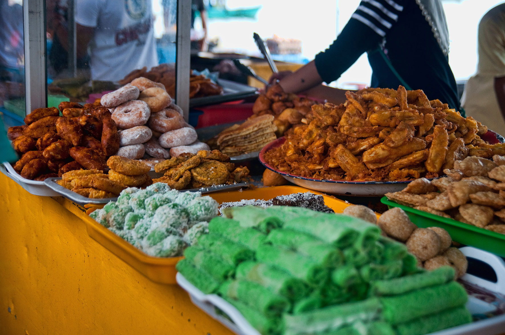 Selection of treats in a local market
