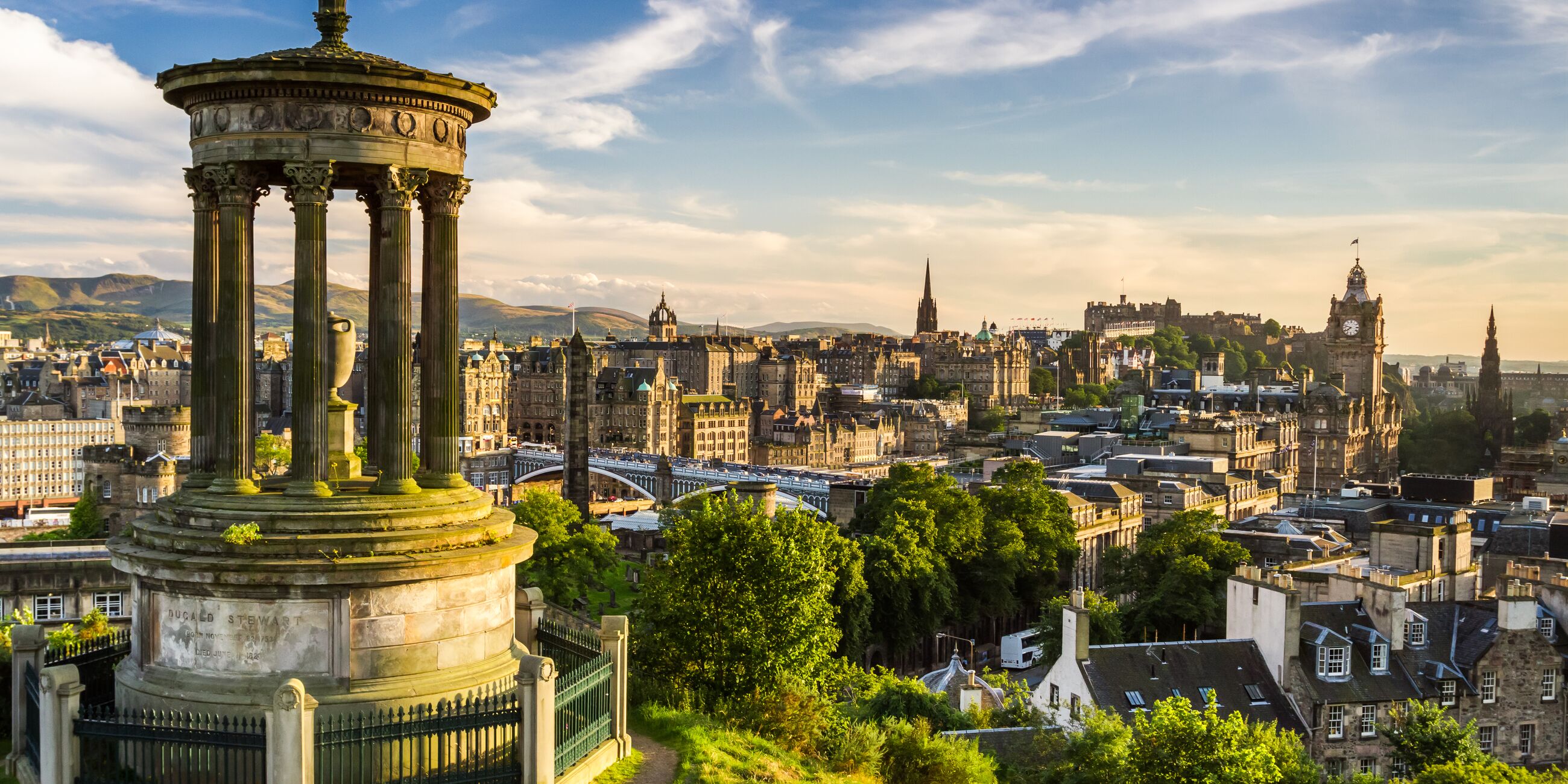 Beautiful View Of The City, Edinburgh