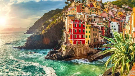 Large Riomaggiore Cinque Terre Italy