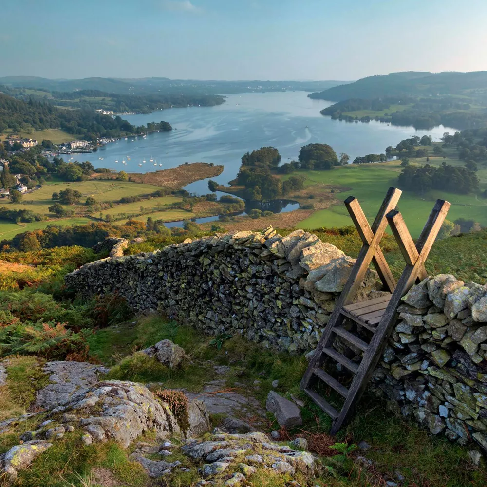 England lake district rolling hill