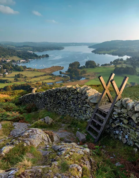 England lake district rolling hill