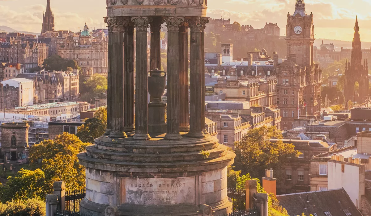 Calton Hill in Scotland
