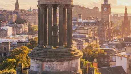 Calton Hill in Scotland