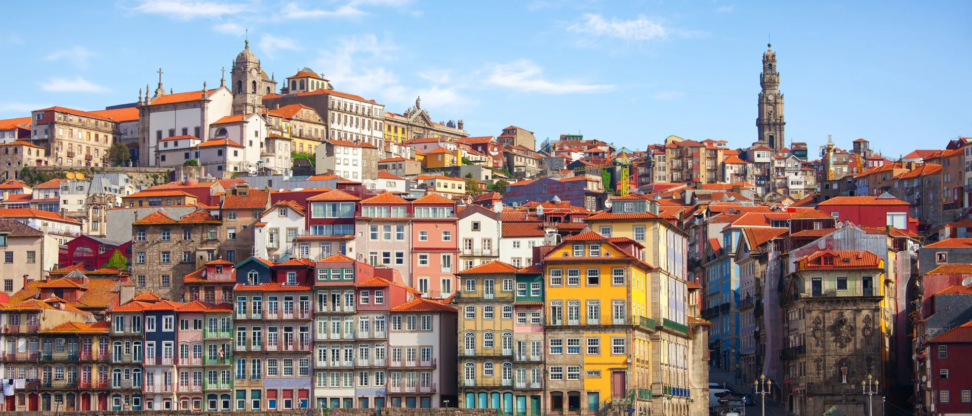 Historical Part Of Porto And The Douro River Portugal