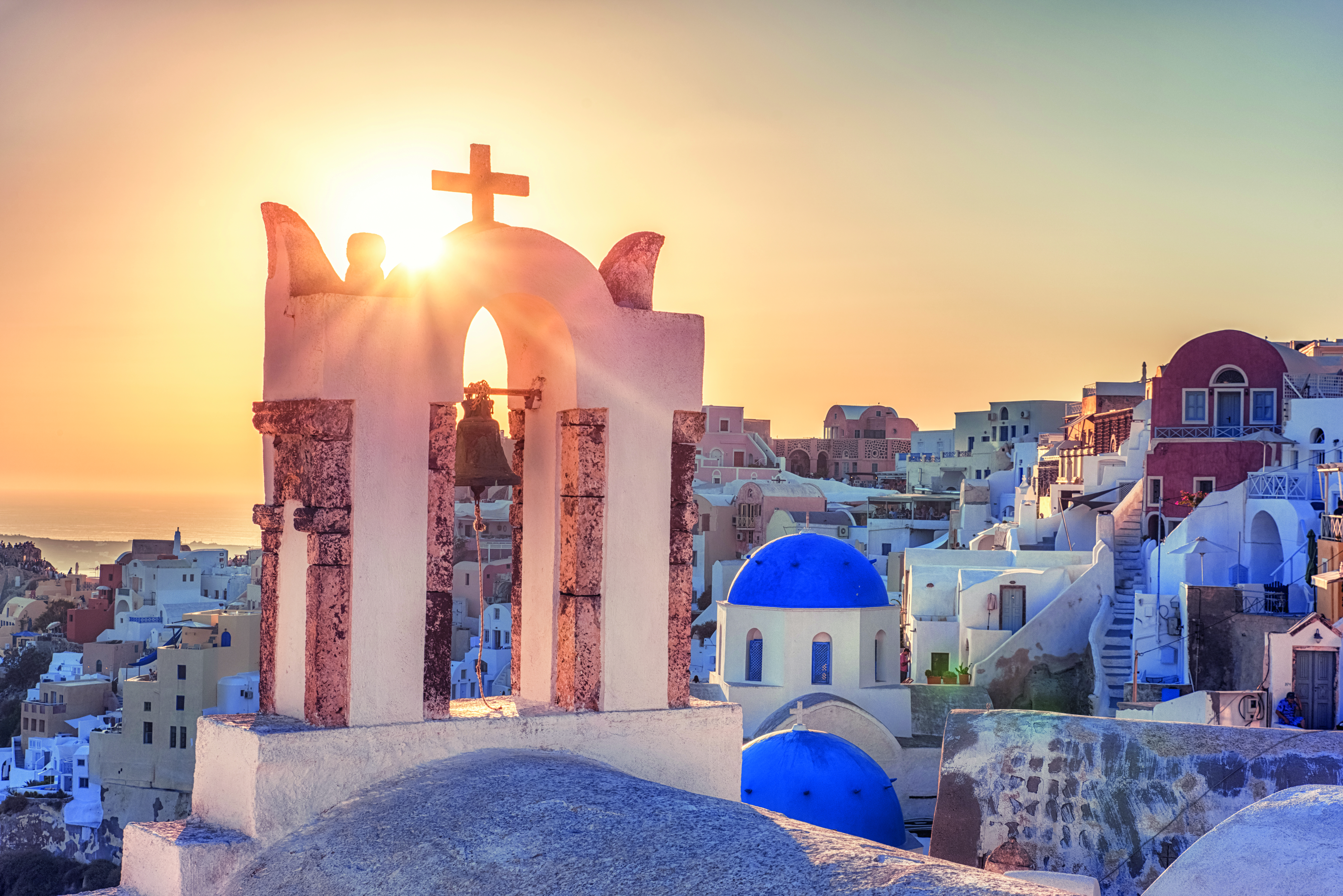 Golden Sunset Of Santorini 637615824