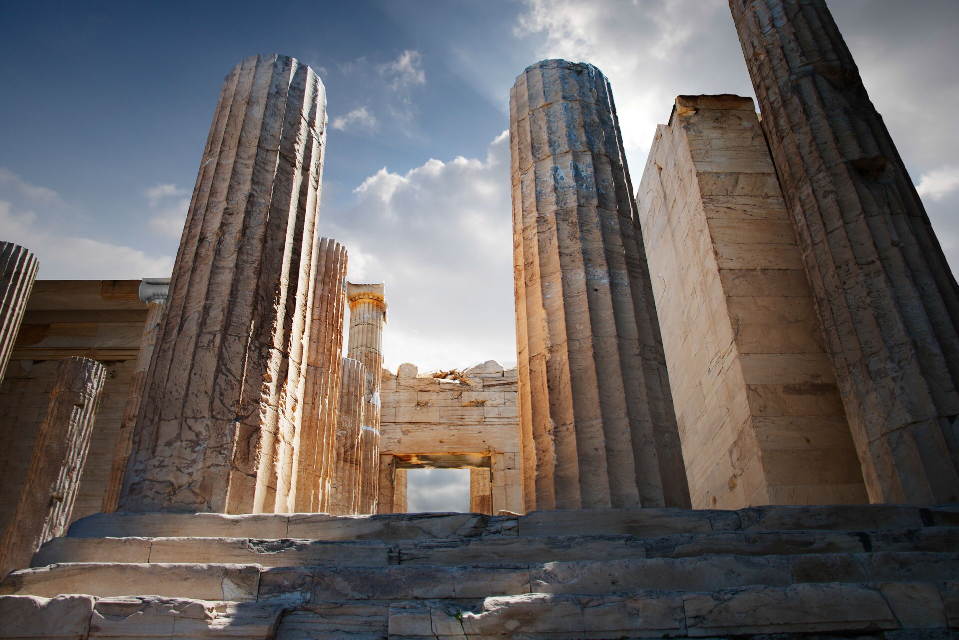 Entry way into the Greek icon that is the Acropolis of Athens
