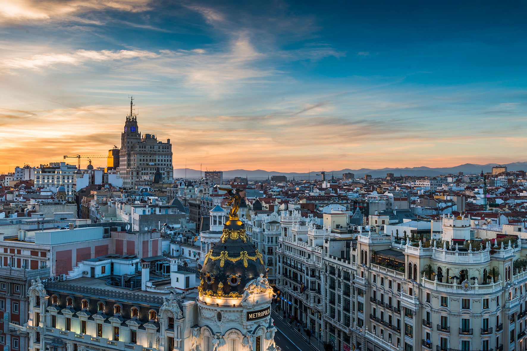 Madrid by Night, Madrid, Spain
