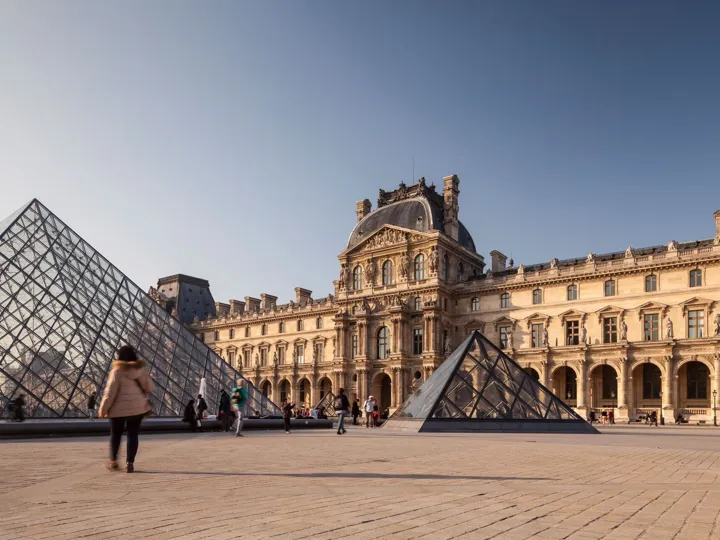 The Louvre Museum In Paris France
