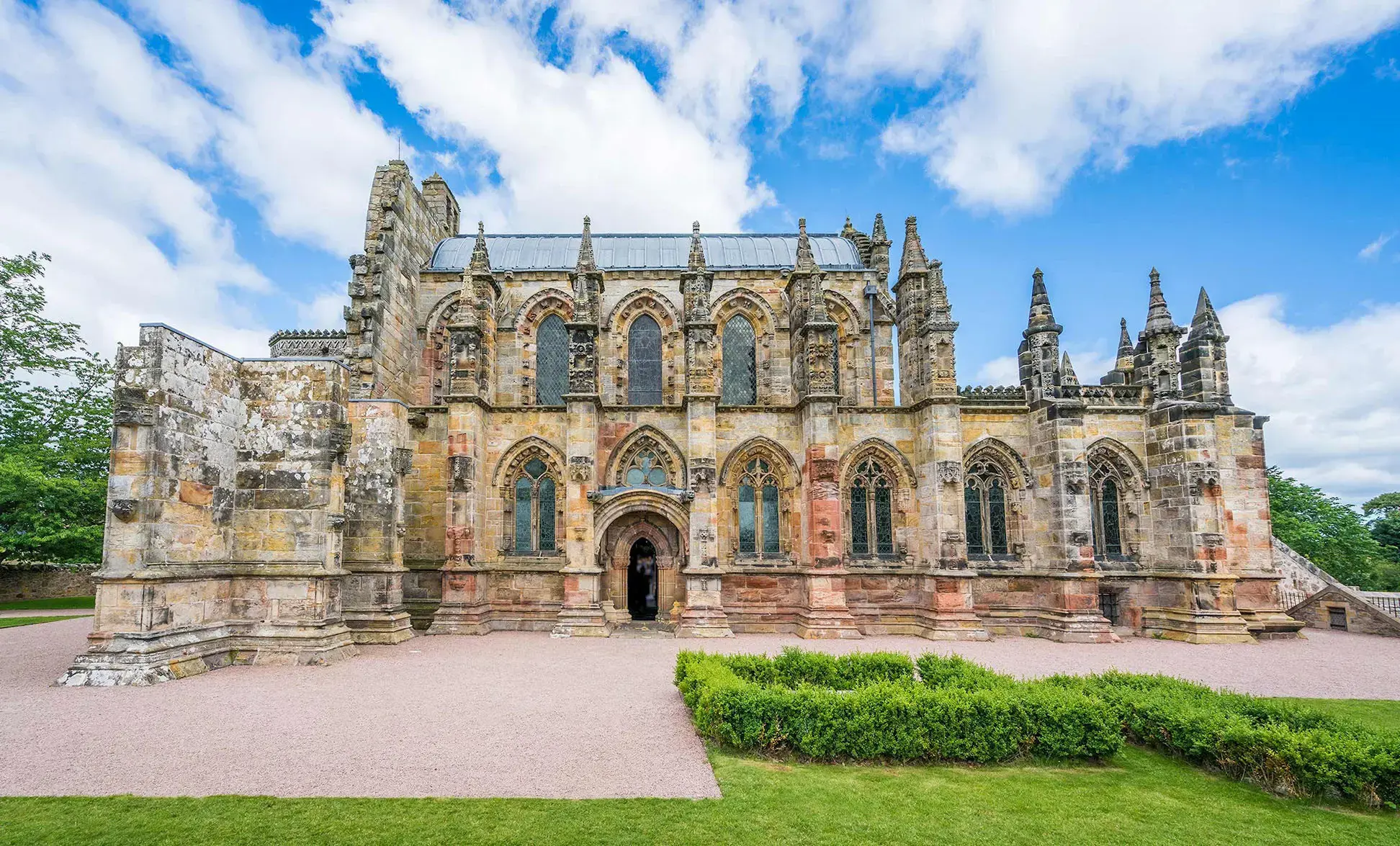The Rosslyn Chapel in Scotland