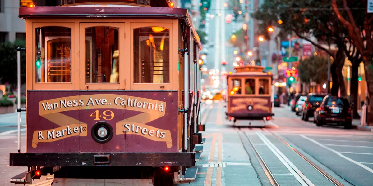 Cable Cars in San Francisco, USA