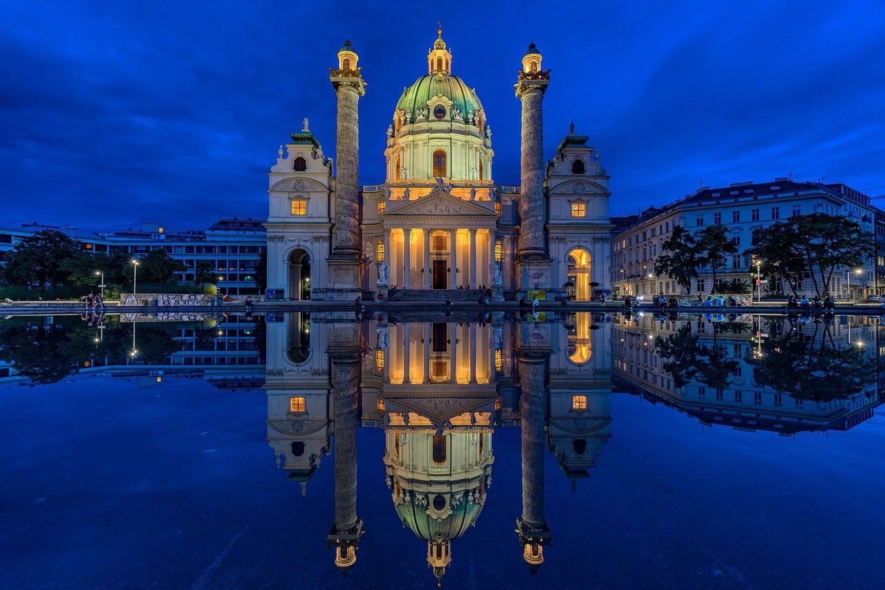 Karlskirche Church In Vienna Austria