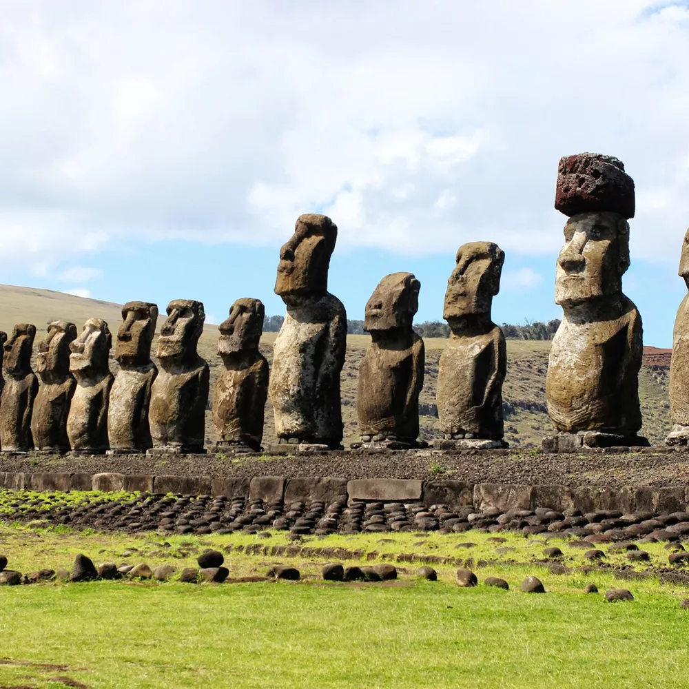 Ahu Tongariki, Easter Island, Chile