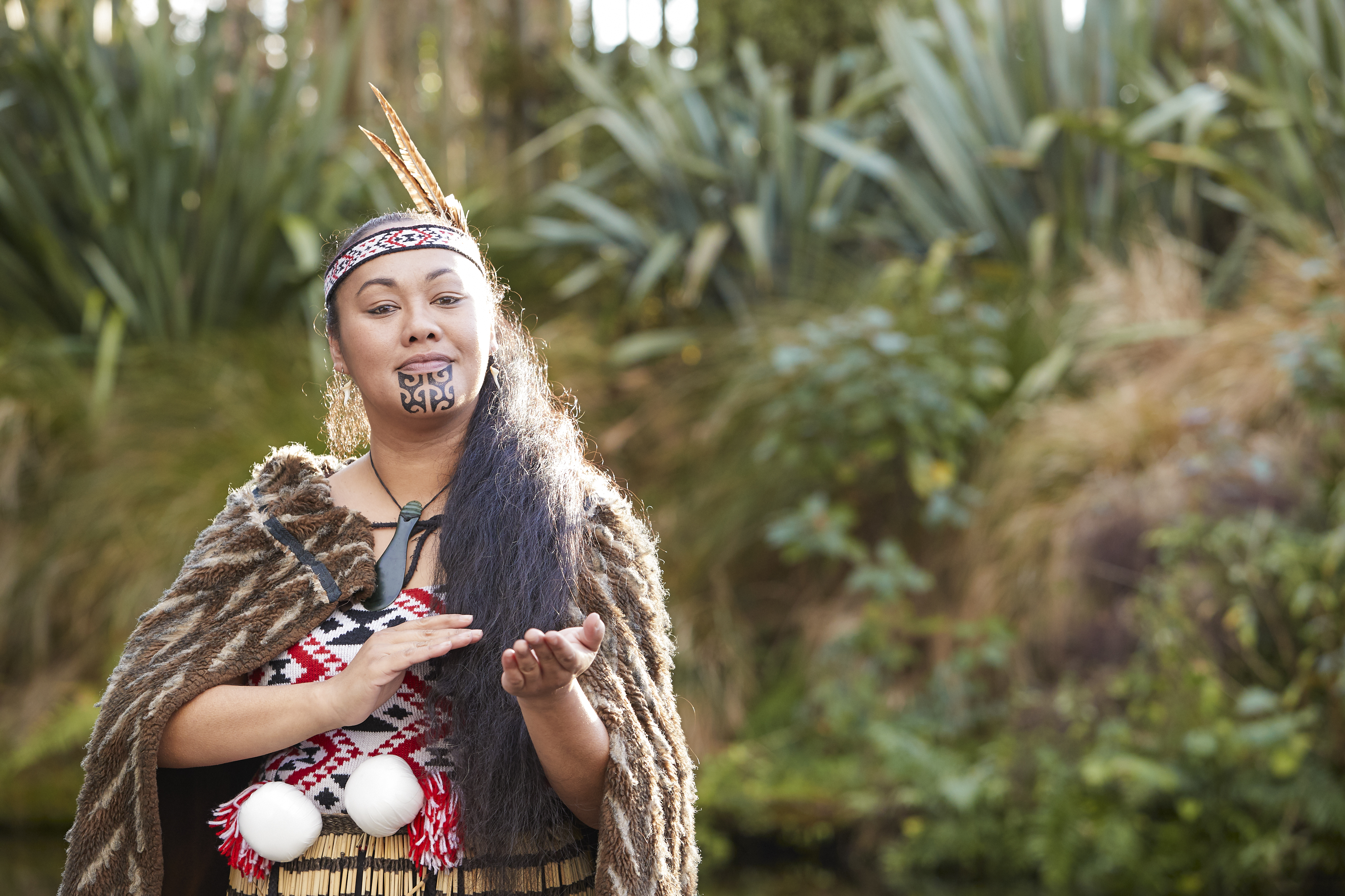 Moari Woman Tamaki New Zealand