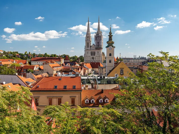 Zagreb Cathedral View