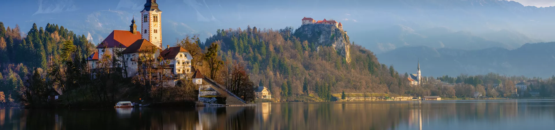 Evening On The Lake Bled 1140962616