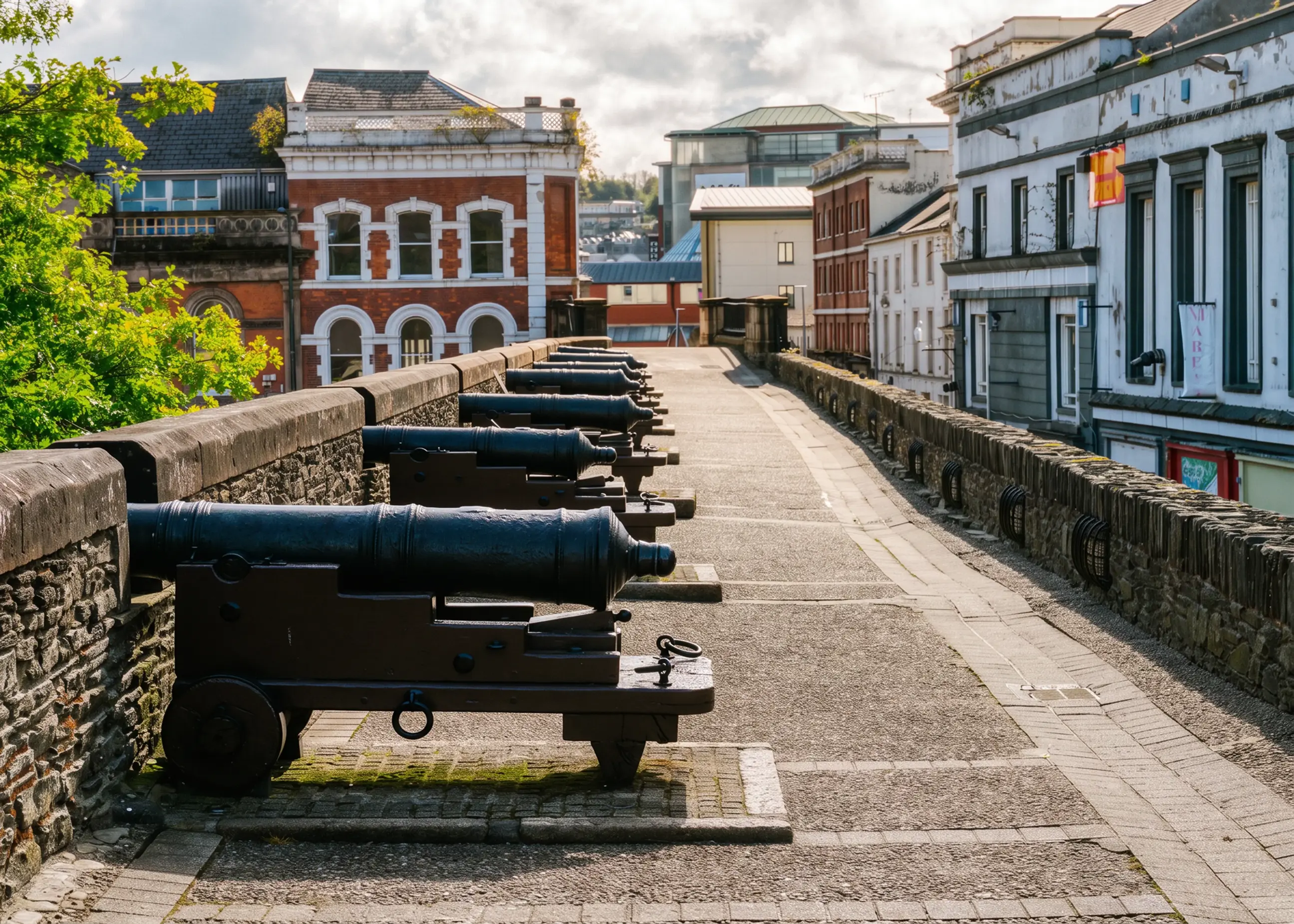 day-hero-cannons-city-wall-derry-ireland-2173937837.webp