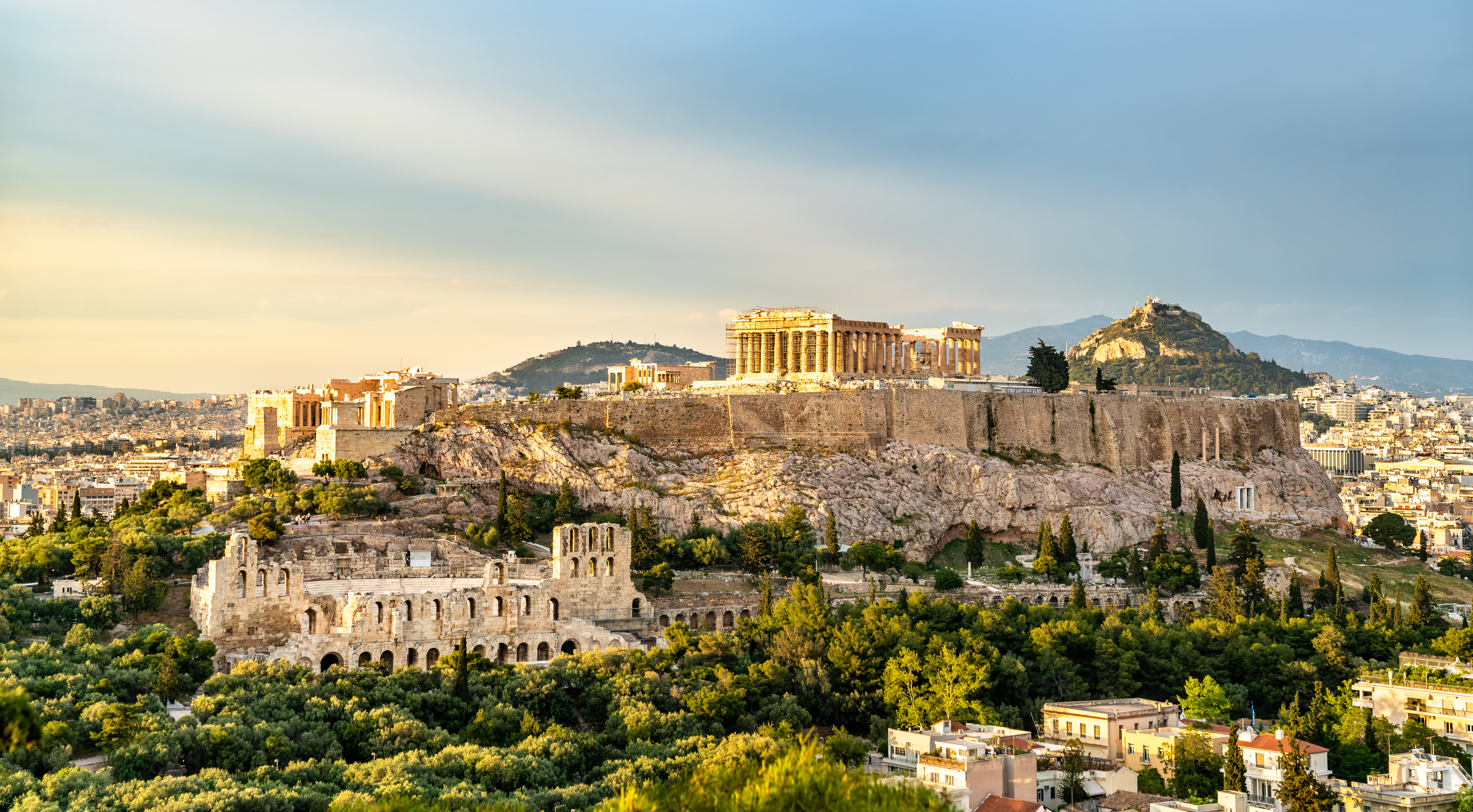View Of The Acropolis Of Athens In Greece 1177117634