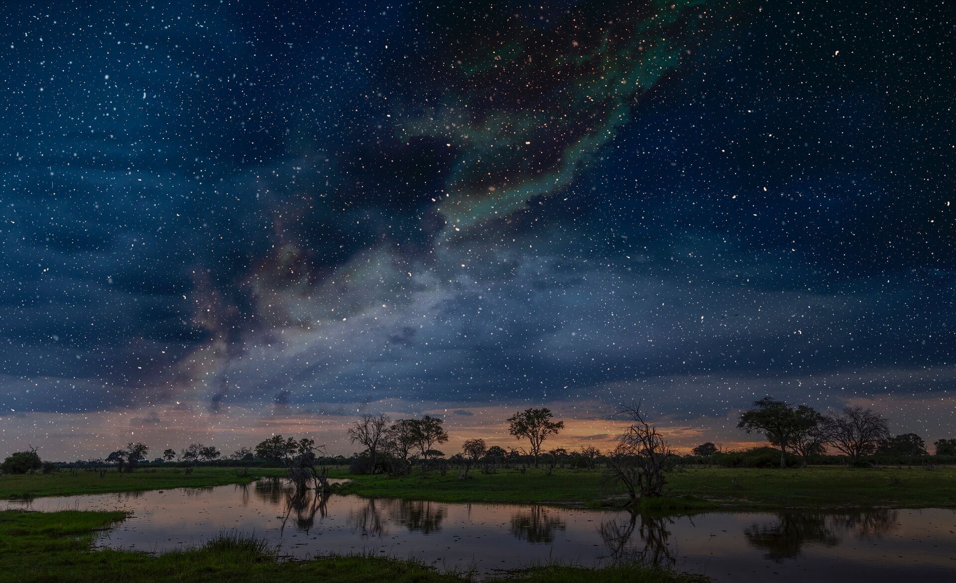 starry-night-sky-over-swamp-okavango-delta-botswana-limpopo-south-africa-africa-763161321.jpg