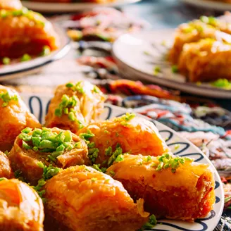 Delicious Turkish Dessert Baklava 1176436491