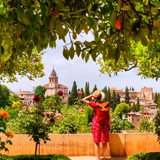 Woman At The Alhambra 1330169858