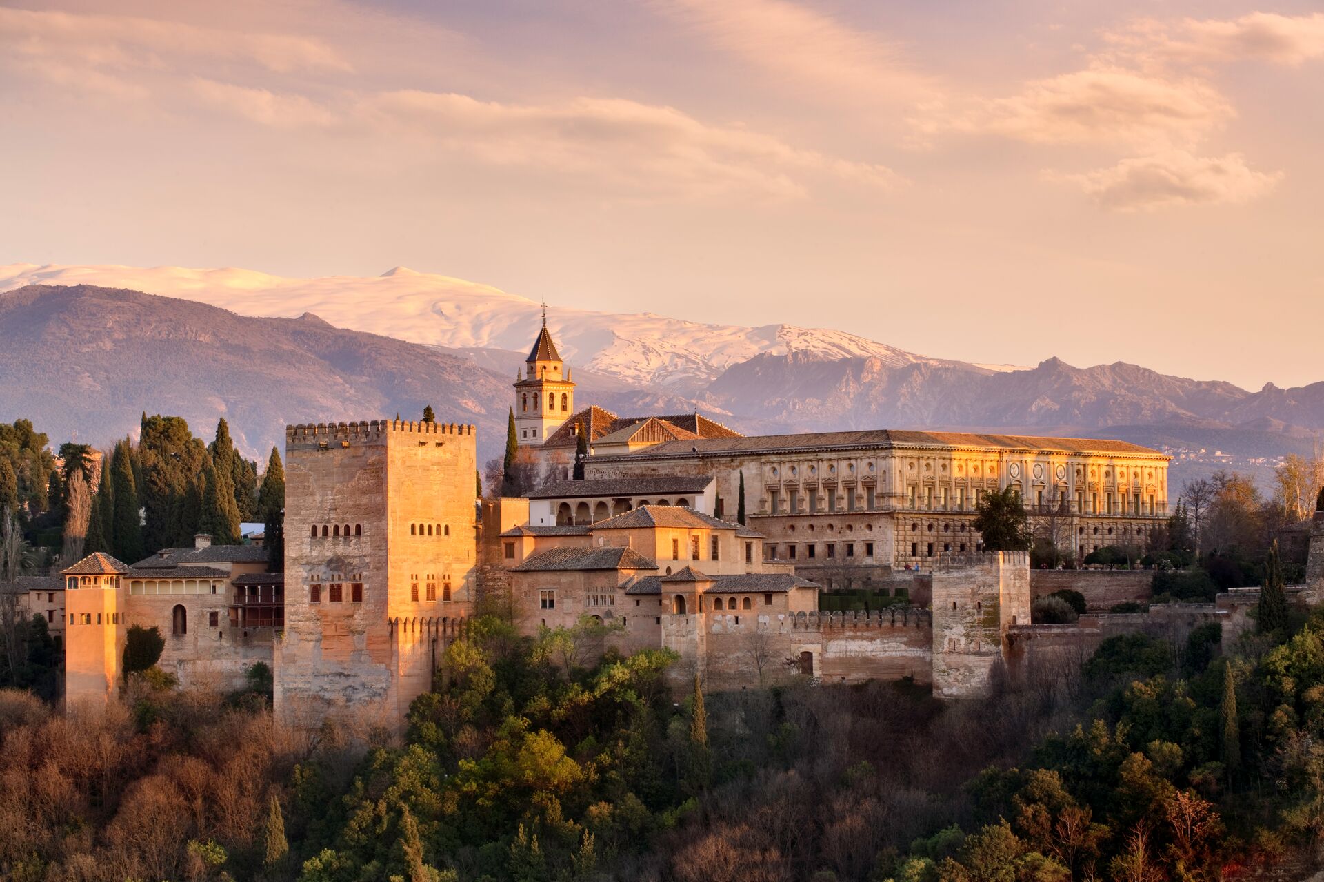 The Alhambra in Granada, Spain