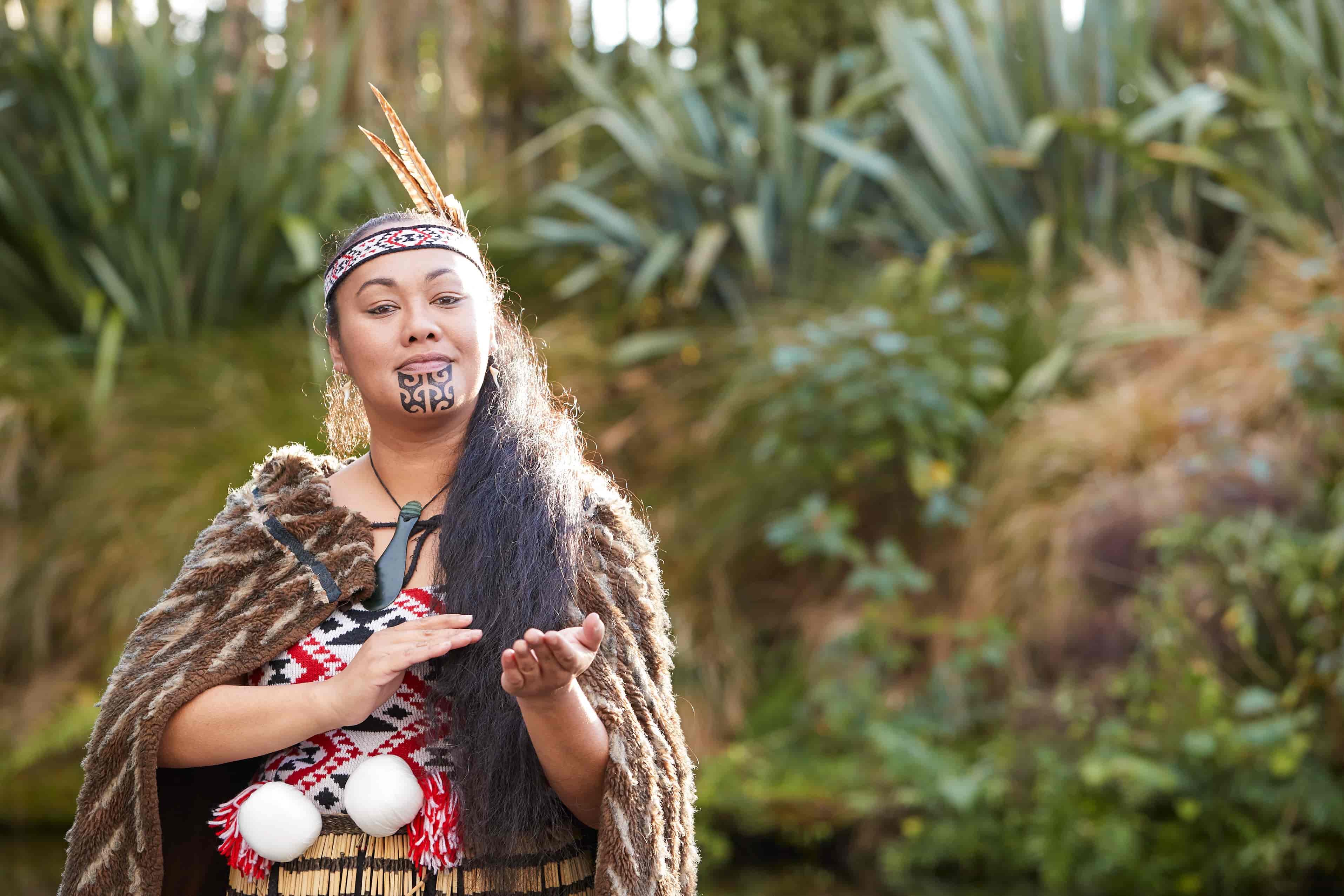 Moari Woman Tamaki New Zealand