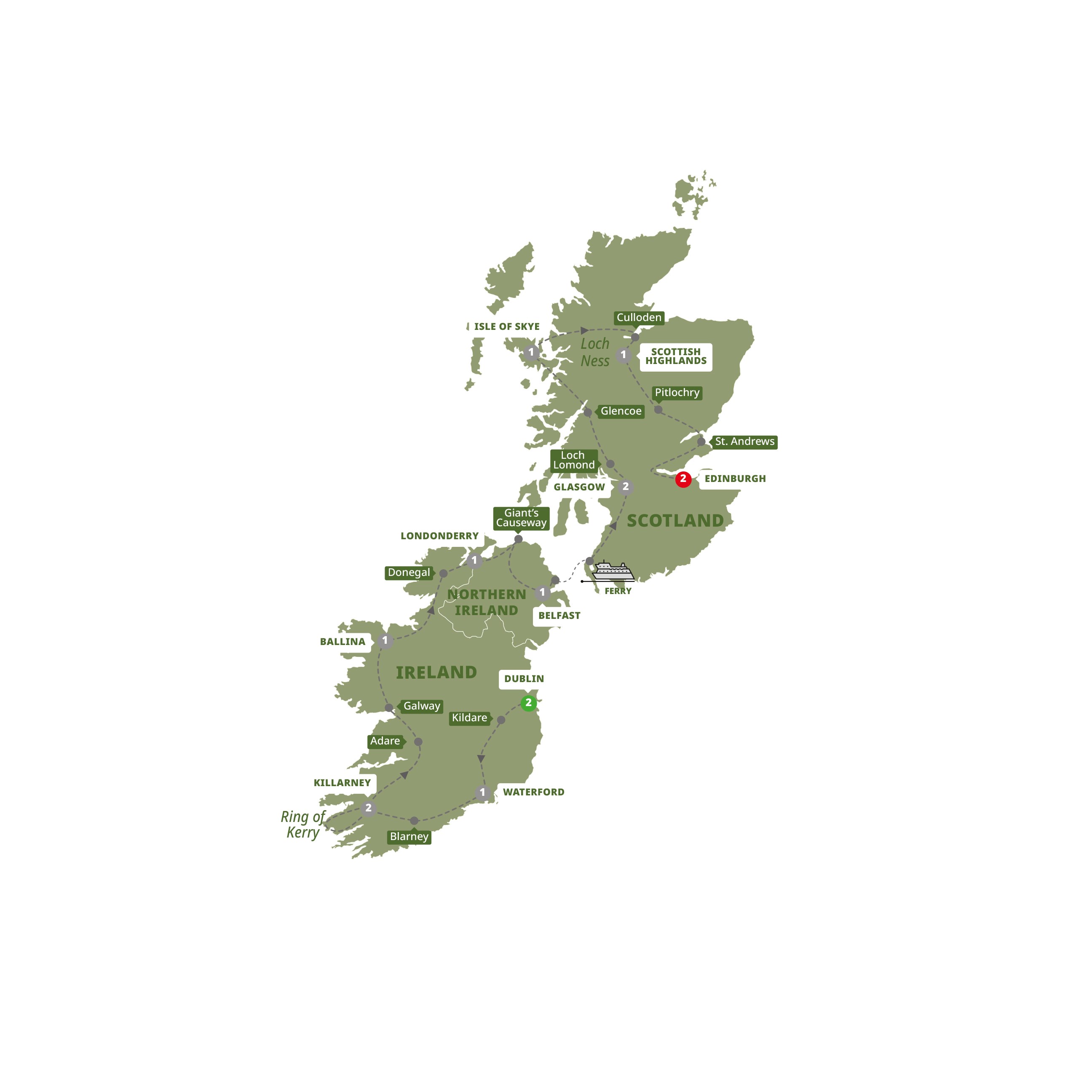trip to ireland and scotland 2023