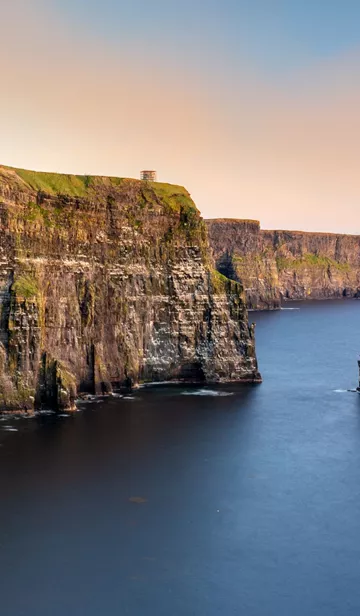 Cliffs Of Moher At Sunset, Doolin, Clare, Ireland