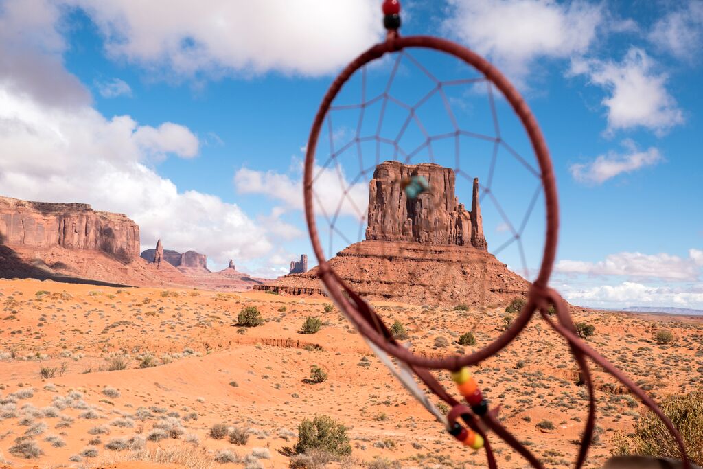 Dream Catcher Navajo Souvenir At Momument Valley in USA