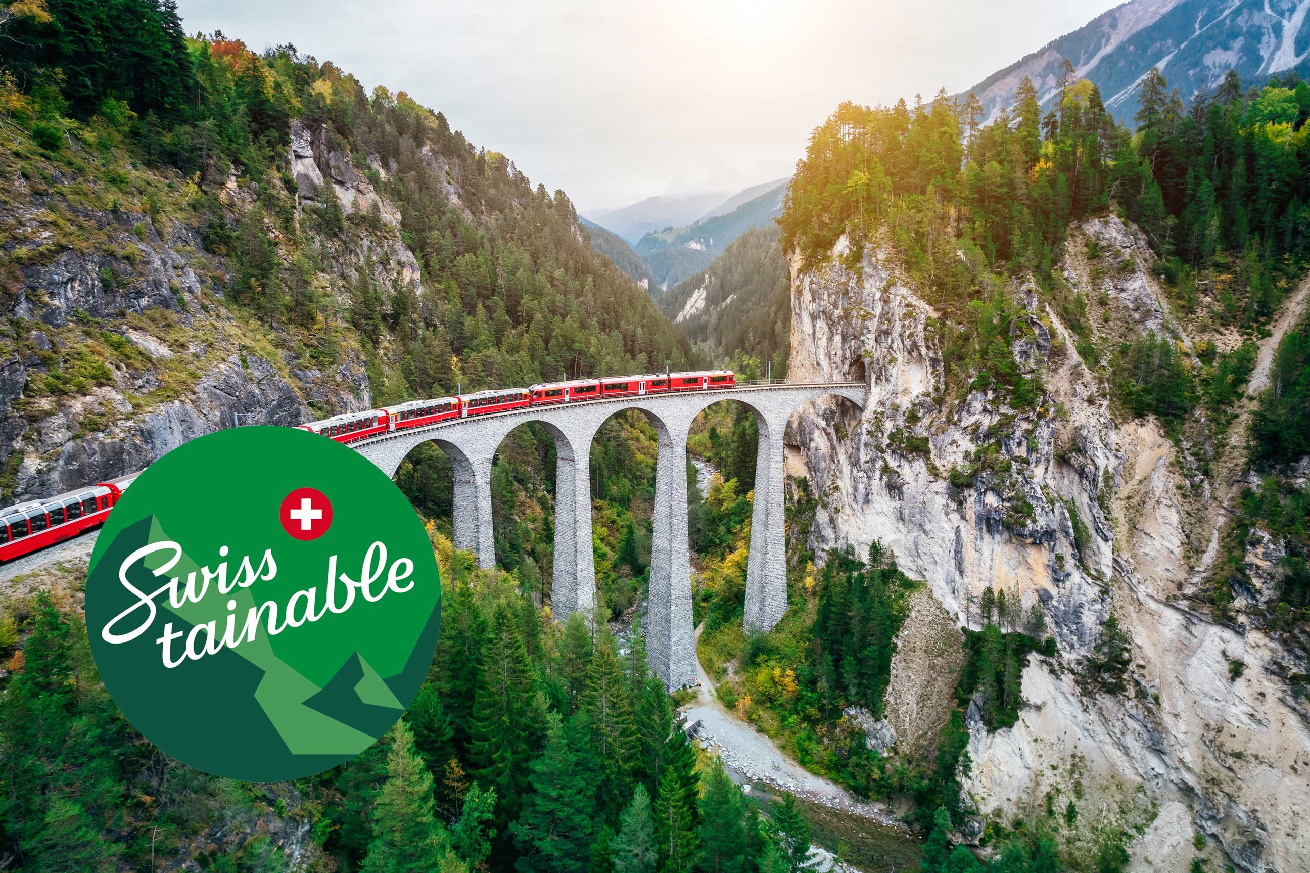 Landwasser Viaduct in Switzerland