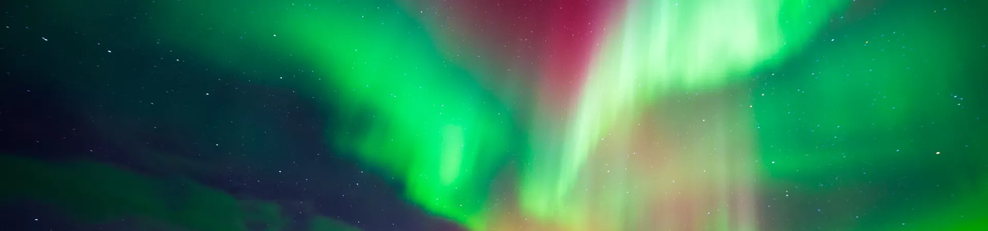 Aurora Borealis Or Northern Lights over Iceland