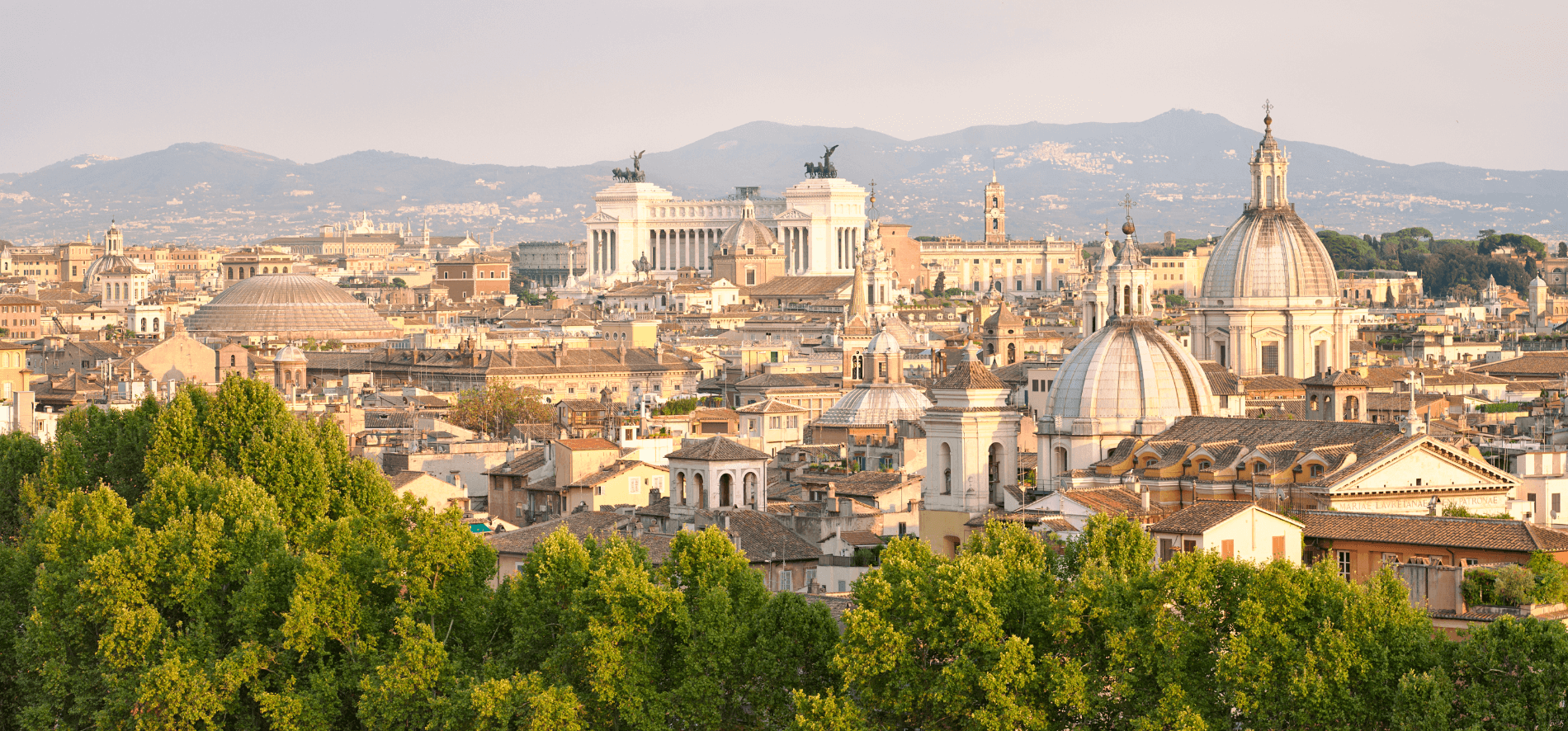 View of building in Rome Italy