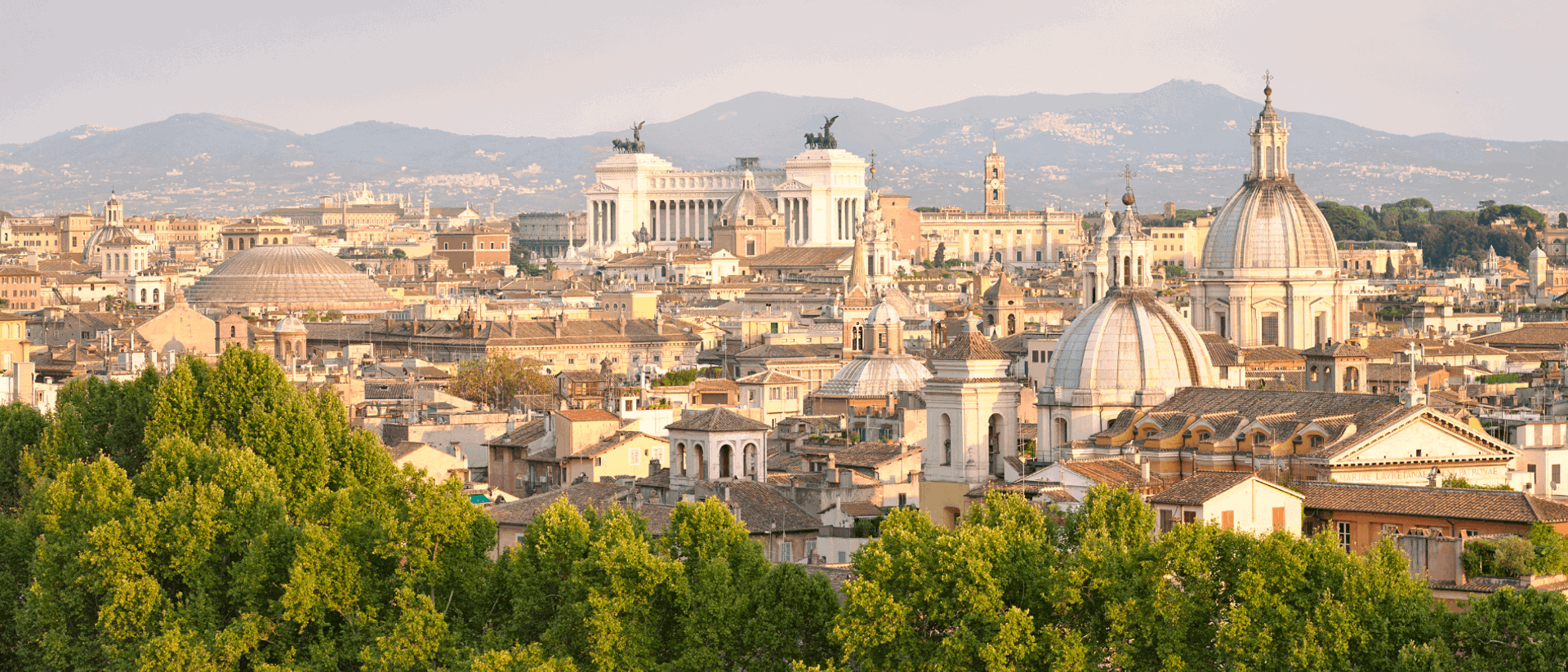 View of building in Rome Italy