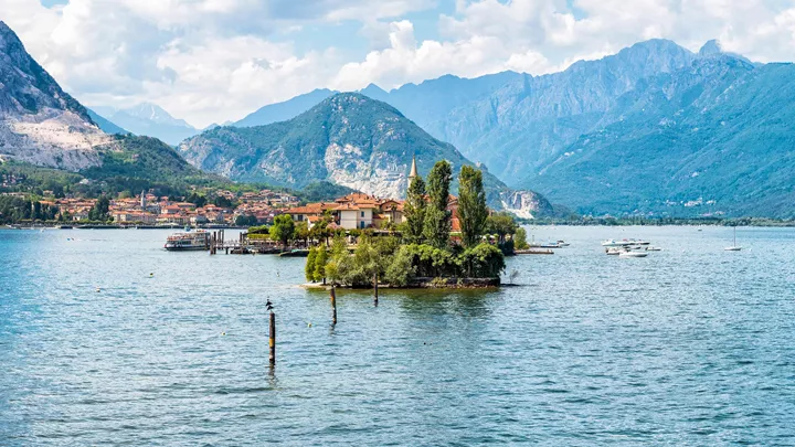 View of Lake Maggiore, Switzerland