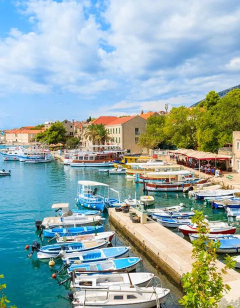 View Of Bol Port With Fishing Boats, Brac Island, Croatia