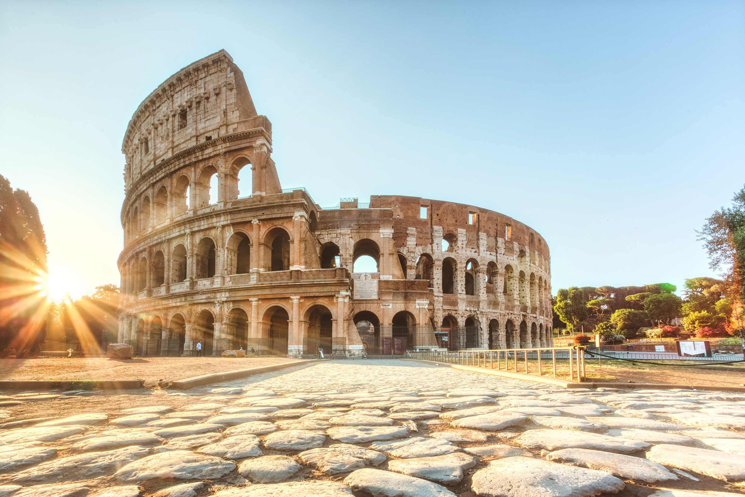 The Colosseum in Rome, Italy