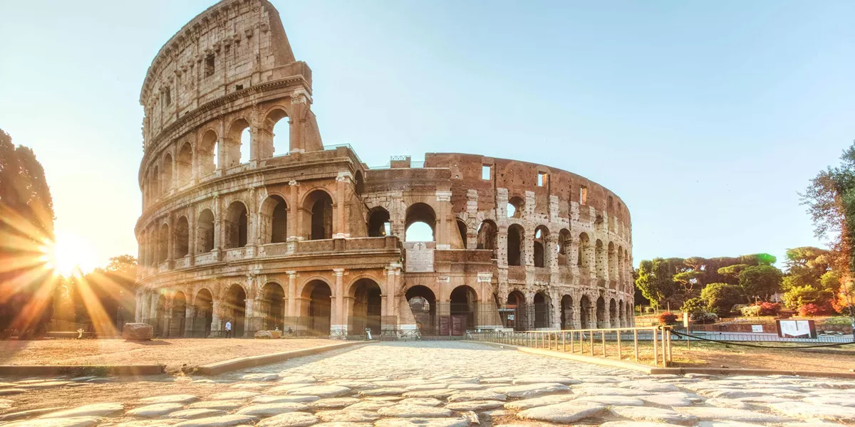 The Colosseum in Rome, Italy